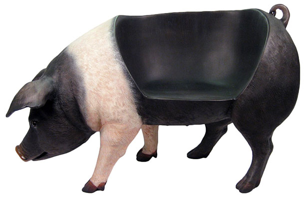 Resin Fat Pig Bench